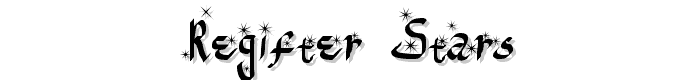 ReGifter Stars font